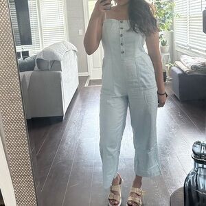 Denim Light Blue Jumpsuit